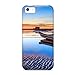 New Style Case Cover Pontoon Boats On The Beach At Sunset Compatible With Iphone 5c Protection Case