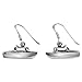 Sterling Silver Cabin Cruiser French Wire Earrings