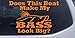 8in X 5.3in Orange -- Does This Boat Make My Bass Look Big Funny Hunting And Fishing Car Window Wall Laptop Decal Sticker