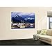 (48x72) Richard l'Anson - Yachts Docked on Waterfront, City and Mountains Huge Wall Mural