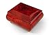 Gorgeous Wood Tone Classic Beveled Top Music Jewelry Box with 18 Note Tune-Row Your Boat