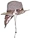 Tropic Hats Boonie/Outback Summer Hat With Neck Protection Flap - Desert Camouflage Small