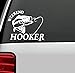 A1147 Weekend Hooker Bass Fishing Decal Sticker
