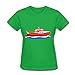 Trawler Green Painting Style Personality Women Small