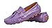Serene Mens Fashinon Unisex Slip-On Moccasin Boat Loafers (7.5 D(M)US, Lilac)