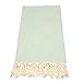 Linum Home Textiles Butterfly Pestemal Towel, Soft Aqua