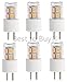 Best to Buy® (6-pack) T3 G5.3 LED Halogen Xenon Replacement Bulb, Low Voltage 12 Volts AC/DC, Puck Lights, Closet Lights, 17-LED 2835 SMD LEDs, 2.3W Replacement,Warm White 3000K