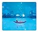 VUTTOO - Square Mousepad Water Resistent Soft Smooth Gaming Mouse Pad Boat At Night Non-Slip Rubber Mouse Mat Top Quality Textured Surface Gaming Mouse Pads