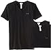 Diesel Men's Michael 3 Pack Essentials V-Neck T-Shirt, Black, X-Large