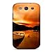 For Galaxy Case, High Quality Boat At Dusk For Galaxy S3 Cover Cases