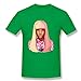 YONGDE Men's Nicki Minaj Super Bass T Shirt Size XXL ForestGreen