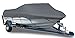 Budge 1200 Denier Boat Cover fits Center Console V-Hull Boats B-1231-X6 (20' to 22' Long, Gray)