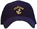 Captain with Ships Anchor Embroidered Baseball Cap - Navy