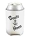 Boats and Hoes Can and Bottle Insulator Cooler - White