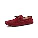 Saprex Lazy Moccasin-Gommino Leather Men Shoes Driving Shoes #Red Size 7 B(M) US/40 EUR/6.5 B(M) UK/25.0CM Length