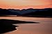 Shasta Sunset by Shelly Hanan - limited edition photograph on metal - 18x12