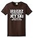Money Can't Buy Happiness But It Can Buy a Jet Ski Ladies T-Shirt Large Dark Chocolate