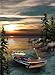 New Visions Art Mall 14x20 Poster 5166 Lake Tahoe Wooden Boat Chris Craft Cobra By Paul Bailey
