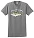 Fishing Gift I'm a Bass Man Myself Funny T-Shirt Large SpGry