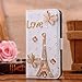 Luxury 3D Fashion Bling Diamond Bow PU Flip Wallet Leather Case Cover For Smart Mobile Phones(Tower , Samsung Galaxy S5 Sport/G860)