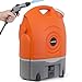 Ivation Multipurpose Portable Spray Washer w/ Water Tank - Runs on Built-In Rechargeable Battery, Home Plug & 12 Car Plug - Integrated Roller Wheels