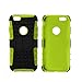iPhone 6 Plus Case, Double-Deck Hybrid Armored Shield Cover [Good Grip] [Kickstand Feature] Protective Shell High Impact Resistant Skin for Apple iPhone 6 Plus with 1x Stylus and 1x Screen Protector -Green