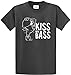 Joe's USA(tm) - Kiss My Bass - Fun Fishing T-Shirts in Size XL