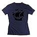 Women Tshirt New Design Antique_sailboat Custom Tees Navy/x-large