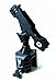 Eagle Claw AABRH Clamp-On Aluminum Boat Rod Holder, Black Finish