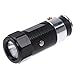 30 Lumen 3 Modes Car Cigarette Rechargeable LED Flashlight with SOS Function and Environmental Aluminum Alloy Case, Black