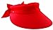 Scala Collezione Women's Cotton Visor Bow Hat OS, Red