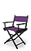 Telescope Casual Child's Director Chair, Purple with Black Frame