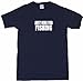 Just Here For Fishing Big Boy's Kids Tee Shirt Youth Large-Navy