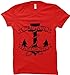 Captain Awesome - Fishing Boat Fisherman Flag WOMENS T-shirt (XL, RED)