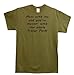 T's by the Sea Men's Mess With Me Whole Trailer Park T-Shirt 2XLarge Military Green