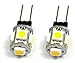 cutequeen Car LED Holagen Bulb G4 Base Tower Type 12v Ac/dc 5050 5SMD 5-SMD Replacemnt for Rv Camper Trailer Boat Marine Lumen Warm White (pack of 2)