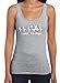 Fishing Gift I Live to Fish Heartbeat Heart Juniors Tank Top Large SpGry