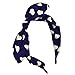Sea Team Headband with Lovely Style Tie Twist Bow Scarf Wrap Accessory for Women and Girls Blue