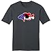 Bass Fishing Gift Georgia Home State Pride Young Mens T-Shirt Medium Charc