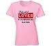 This Girl Loves F1 Powerboat Racing Hobby T Shirt M Light Pink
