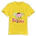 GYKU Men's Funny Brain T-Shirt Yellow US Size M,100% Cotton