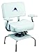 Wise 8WD4200-710 Helm Chair with Embroidered Sailfish, Quad Base Stand and Rod Gimbal, White
