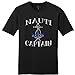 Nauti Captain Nautical Boating Gifts Young Mens T-Shirt Large Black