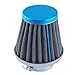 Universal Fit Custom Motorcycle Cruiser Pod Power Performance Air Filter Intake Induction Kit With 35mm Inlet Rubber Connector