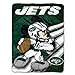 NFL New York Jets Mickey Mouse Ultra Plush Micro Super Soft Raschel Throw Blanket