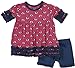KicKee Pants Baby Girls' Print Babydoll Outfit (Baby) - Flamingo Umbrella