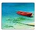 Mousepads Fishing boat in crystal clear waters near Paleokastritsa on island Corfu painted on IMAGE 16859885 by MSD Mat Customized Desktop Laptop Gaming Mouse Pad