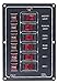 Sea-Dog 422110-1 Aluminum Vertical DC Switch Panel, 6 switches