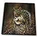 db_55976_2 Chris Lord Animals - Squirrel Eating Mushroom - Drawing Book - Memory Book 12 x 12 inch
