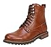 Serene Mens High Top Lace Up Fashion Oxfords (9 D(M)US, Brown)